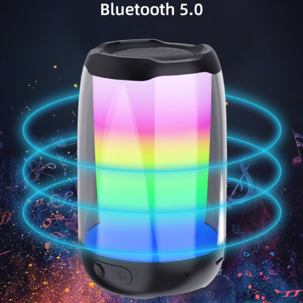 Loa bluetooth Pulse4 mini thiết kế đẹp mắt có đèn led nháy hỗ trợ TF,USB,AUX bluetooth 5.0