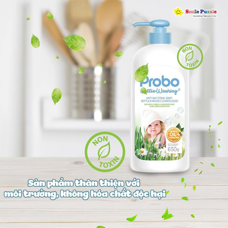 HÀNG NHẬP KHẨU -PROBO - Nước rửa bình sữa và rau quả kháng khuẩn 650g - Xuất Xứ Đài Loan | BigBuy360 - bigbuy360.vn
