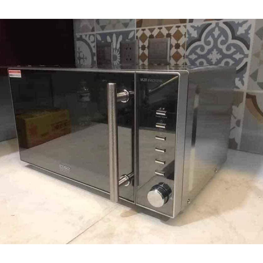 Lò vi sóng CASO M20 Electronic, dung tích 20L, công suất 800W, vừa lắp âm vừa lắp dương