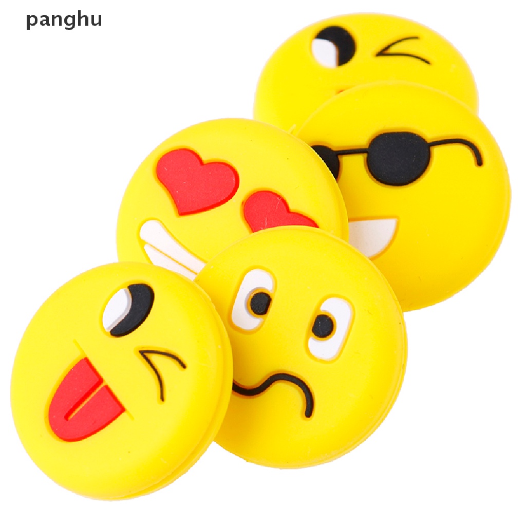 Set 5 Phụ Kiện Giảm Chấn Cho Vợt Tennis Bằng Silicone Tiện Dụng