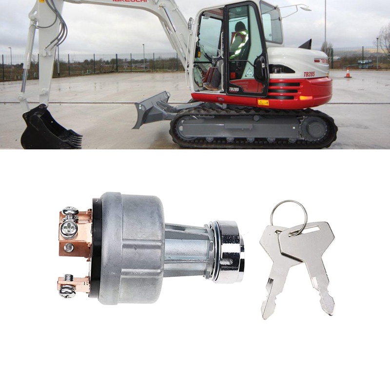 1700100023 1700100052 Bộ Công Tắc H806 Kèm 2 Chìa Khóa Cho Máy Xúc Takeuchi