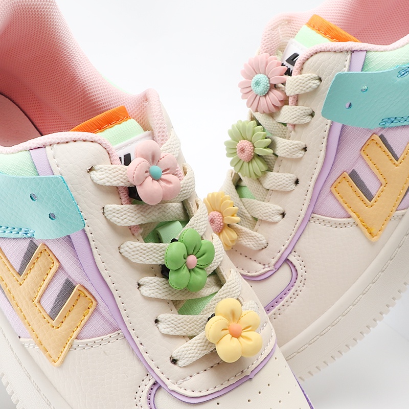 1 Khóa Dây Giày Hình Hoa Cúc Trang Trí