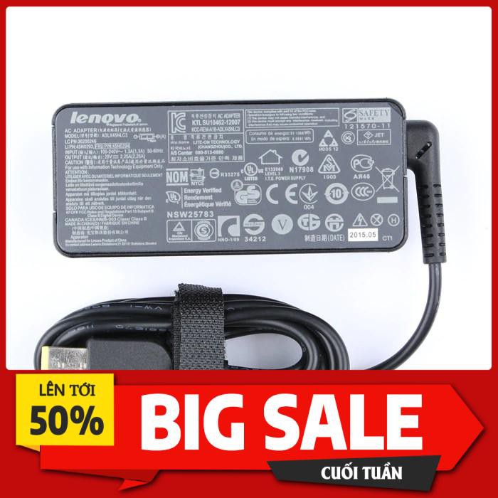 [ Hàng Mới 100% ] Sạc cho Laptop Lenovo Thinkpad E440 L440 20V 2.25A chân cắm vuông USB