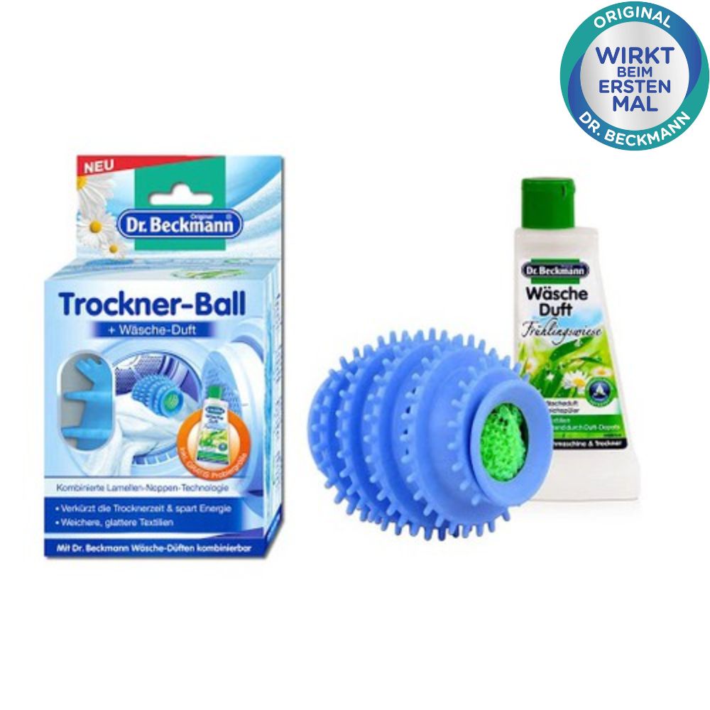 Bóng giặt quần áo Trockner Ball Dr Beckmann chống nhăn dành cho máy giặt - Lavenic