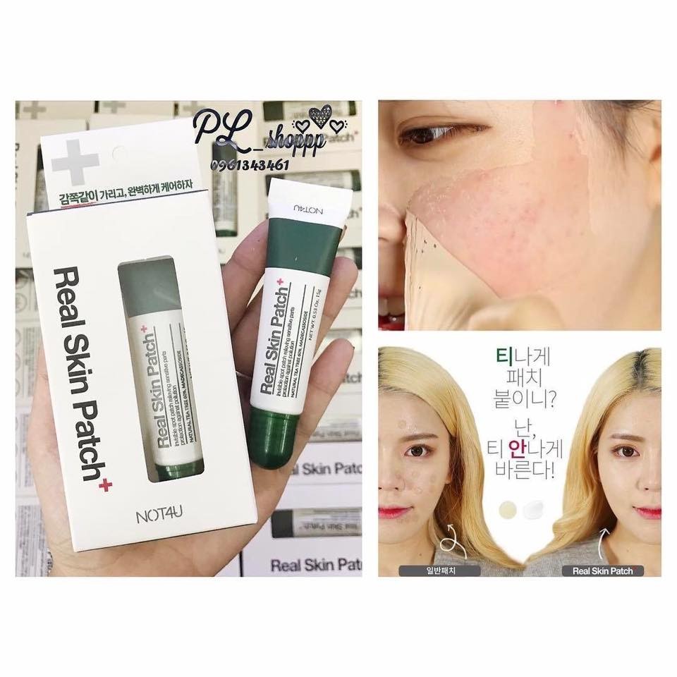 Che mụn Real skin