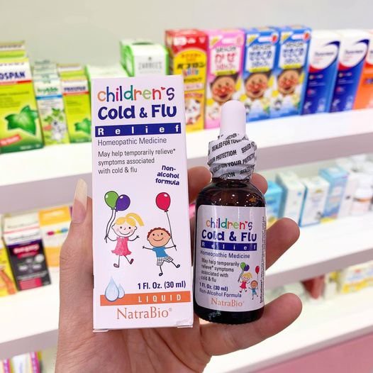 Siro Children Cold and Flu Mỹ 30ml - Giảm cảm lạnh hiệu quả Mỹ