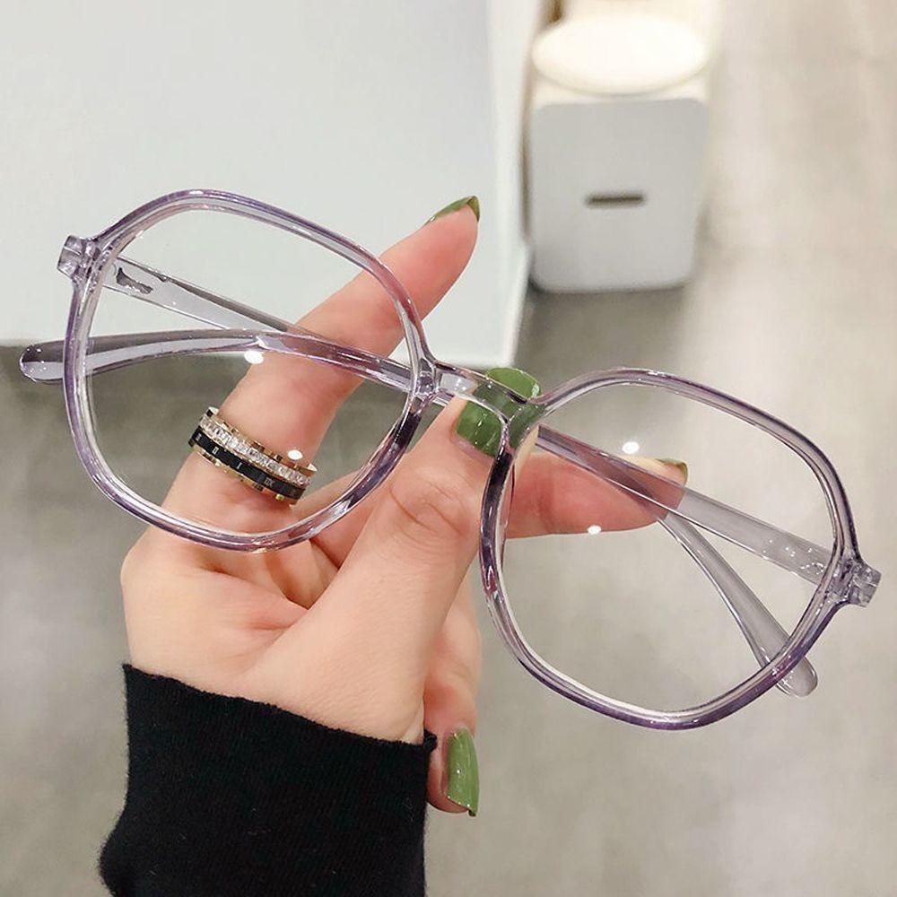 MOCHO Kính Mát Tròng Đa Giác Chống Bức Xạ Màu Sắc Tím Thời Trang Cho Nữ