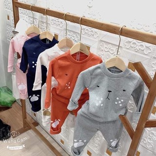 Bộ hình thú cho bé trai và gái combo 4 bộ 119k