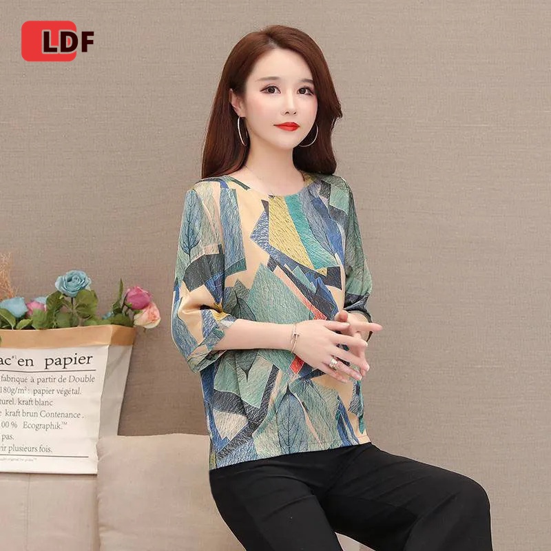 Áo Thun Tay Lỡ Dáng Rộng Thời Trang Thanh Lịch Dành Cho Nữ