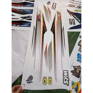 tem rời ez110 xe đen và trắng