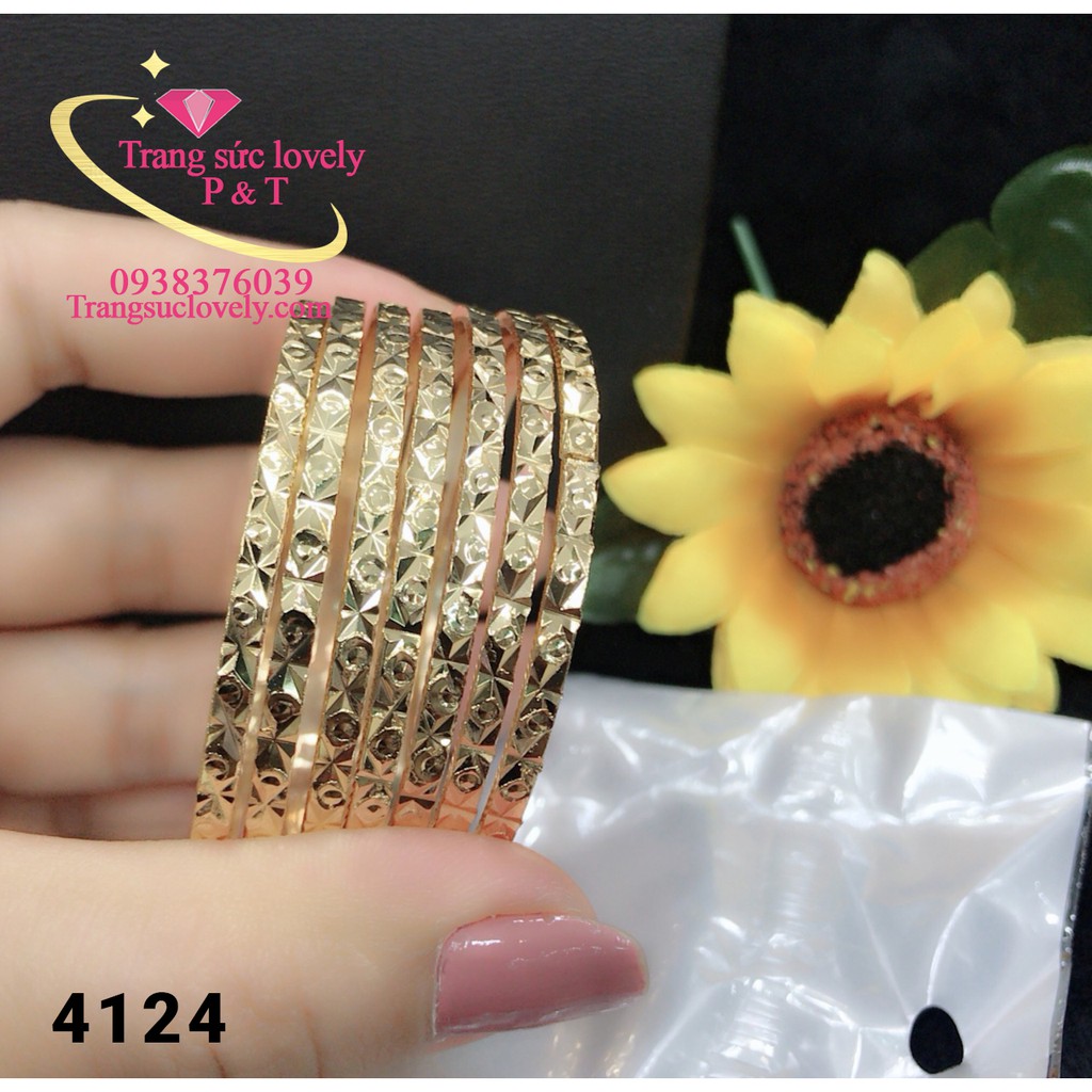 Bộ ximen xi mạ vàng 4124
