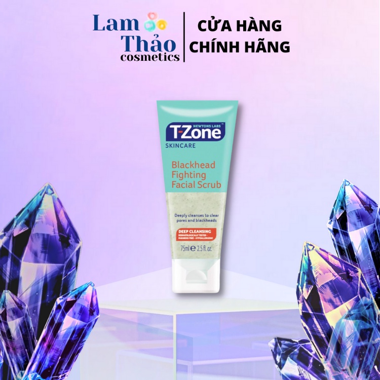 Gel Tẩy Da Chết Mụn Đầu Đen T-zone Blackhead Fighting Facial Scrub