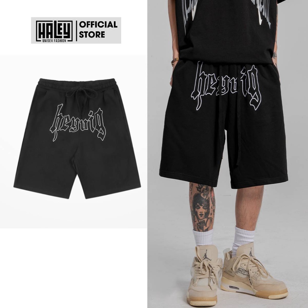 Quần Short Đùi Mã QD19 Thể Thao Nam Nữ HALEY Chất Da Cá Unisex Thoáng Mát Ulzzang Cá tính Năng động