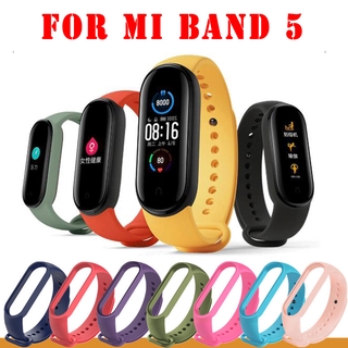 Dây Đeo Silicon Cho Đồng Hồ Thông Minh Xiaomi Mi Band 5 Miband 4