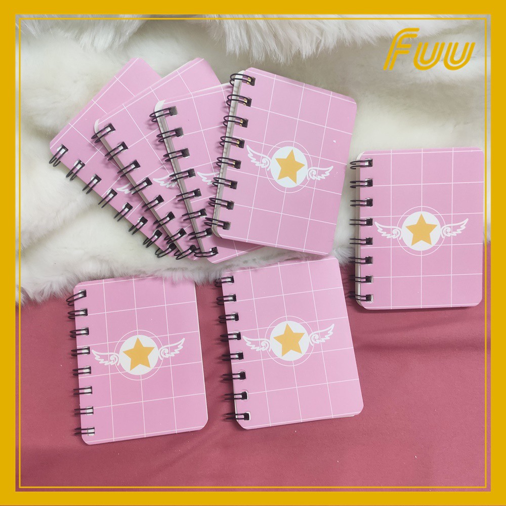 Sổ mini Sakura Thủ Lĩnh Thẻ Bài  mẫu 1