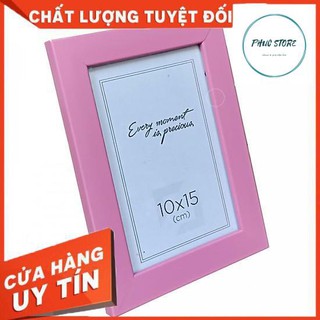 Khung Ảnh Gỗ Mặt Kính ❣️GIÁ SIÊU RẺ❣️ Khung Ảnh Treo Tường Và Để Bàn Nhiều Màu Kích Thước (10cm x 15cm , 13cm x 18cm )