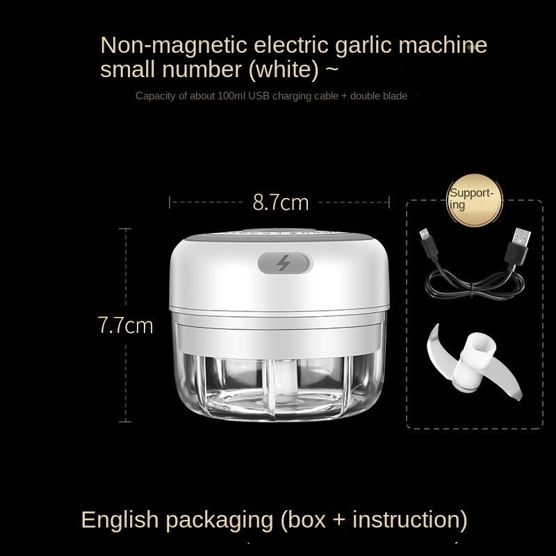 Dụng Cụ Nghiền Tỏi Bằng Điện Không Dây Mini