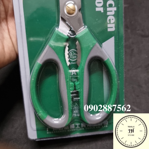 kéo gia dụng berrylion hàng công ty có khui nắp chai (kéo da vỉ 103)