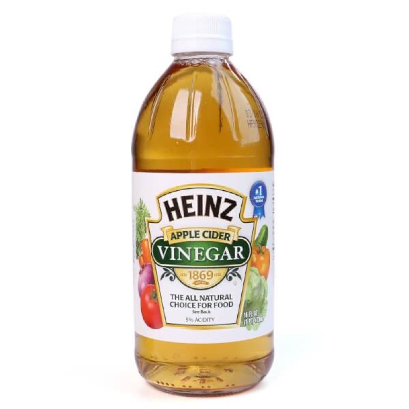 Giấm táo Heinz 946Ml chai nhựa Date 2023
