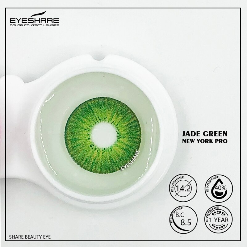 EYESHARE Cặp kính áp tròng New York Pro thời trang sành điệu lens thời trang