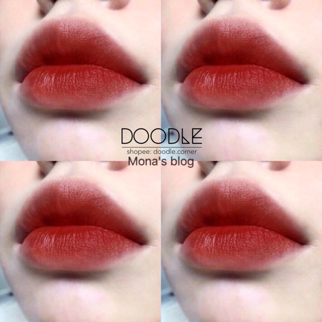 [NEW] Son kem lì Merzy The First Velvet Lip Tint Limited Edition V6 Firenze Negroni phiên bản vỏ đỏ 2019 (Có Sẵn) | Thế Giới Skin Care