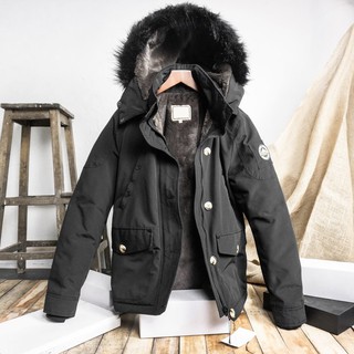 Áo Khoác Mùa Đông Nam Nữ Parka Beab Pole Cao Cấp 2021 Mũ Lông Dày Ấm Áp