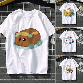 Áo thun tay ngắn in hoạt hình guinea pig dễ thương