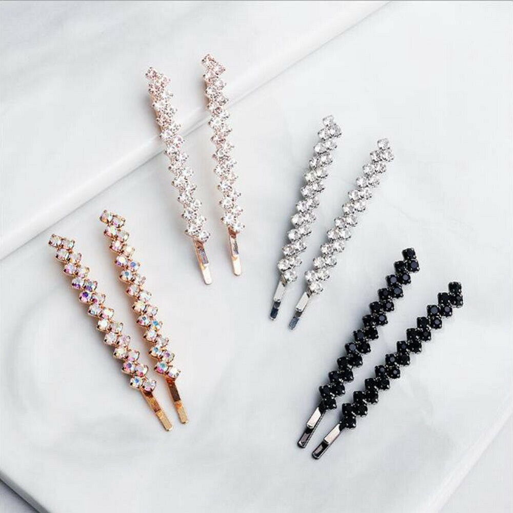 Set 2 kẹp tóc đính đá lấp lánh