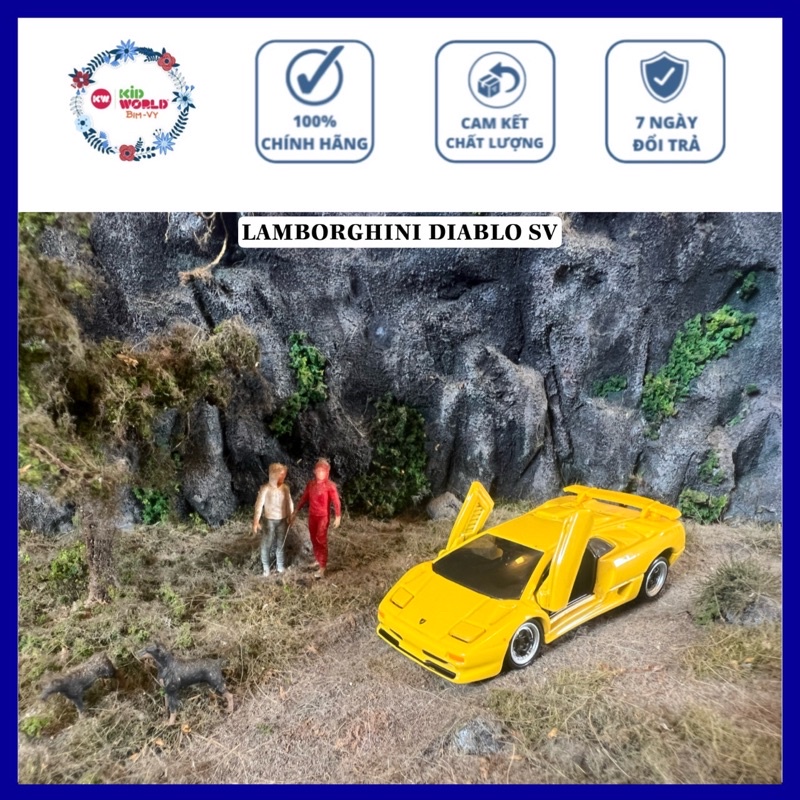 Xe mô hình Tomica Lamborghini Diablo SV. MS: 355. Tỷ lệ 1:62.