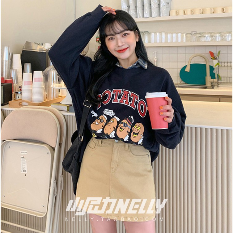 Áo Sweater Nelly Heybig - Potato