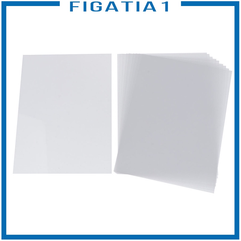[figatia1] 10 Tấm Phim Co Nhiệt Trong Suốt Dùng Để Đánh Bóng / Làm Đồ Thủ Công