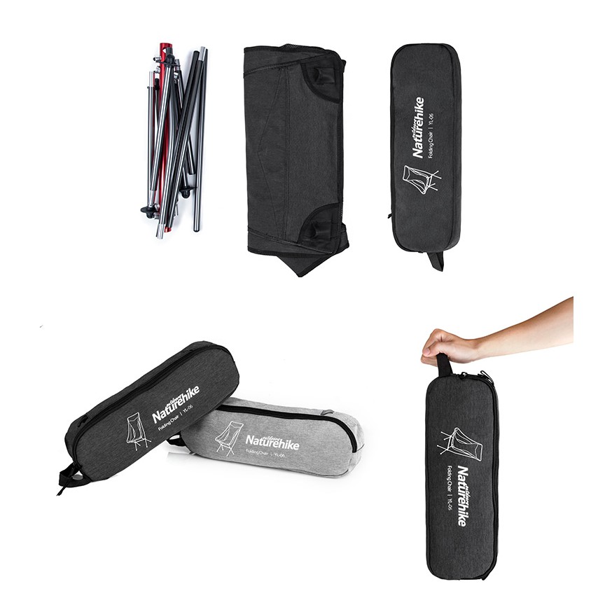 Ghế gấp dã ngoại ngoài trời NatureHike NH18Y060-Z – Có tựa lưng