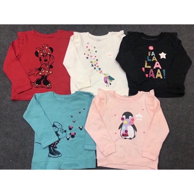 Áo nỉ Disney bé gái