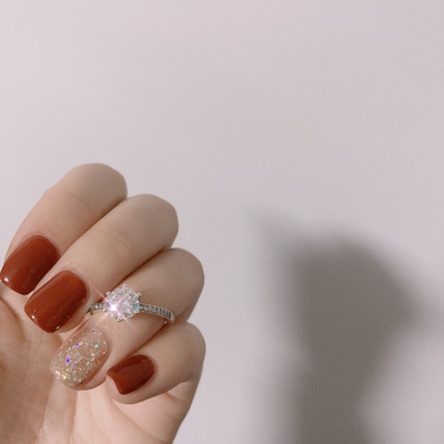 Nhẫn Mạ Bạc 925 Hình Vương Miện Đính Đá Pha Lê