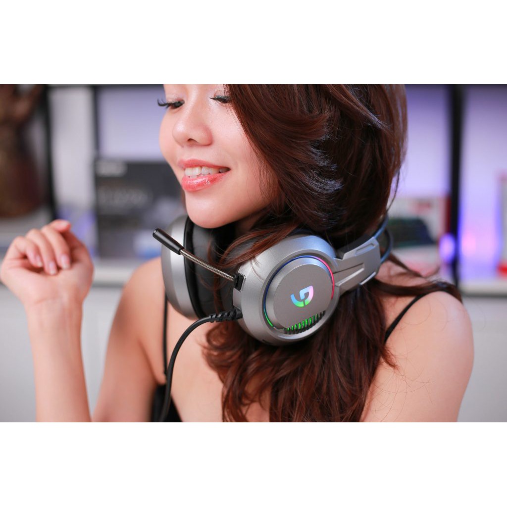 Tai nghe Gaming Fuhlen H300 Gray led RGB | BigBuy360 - bigbuy360.vn