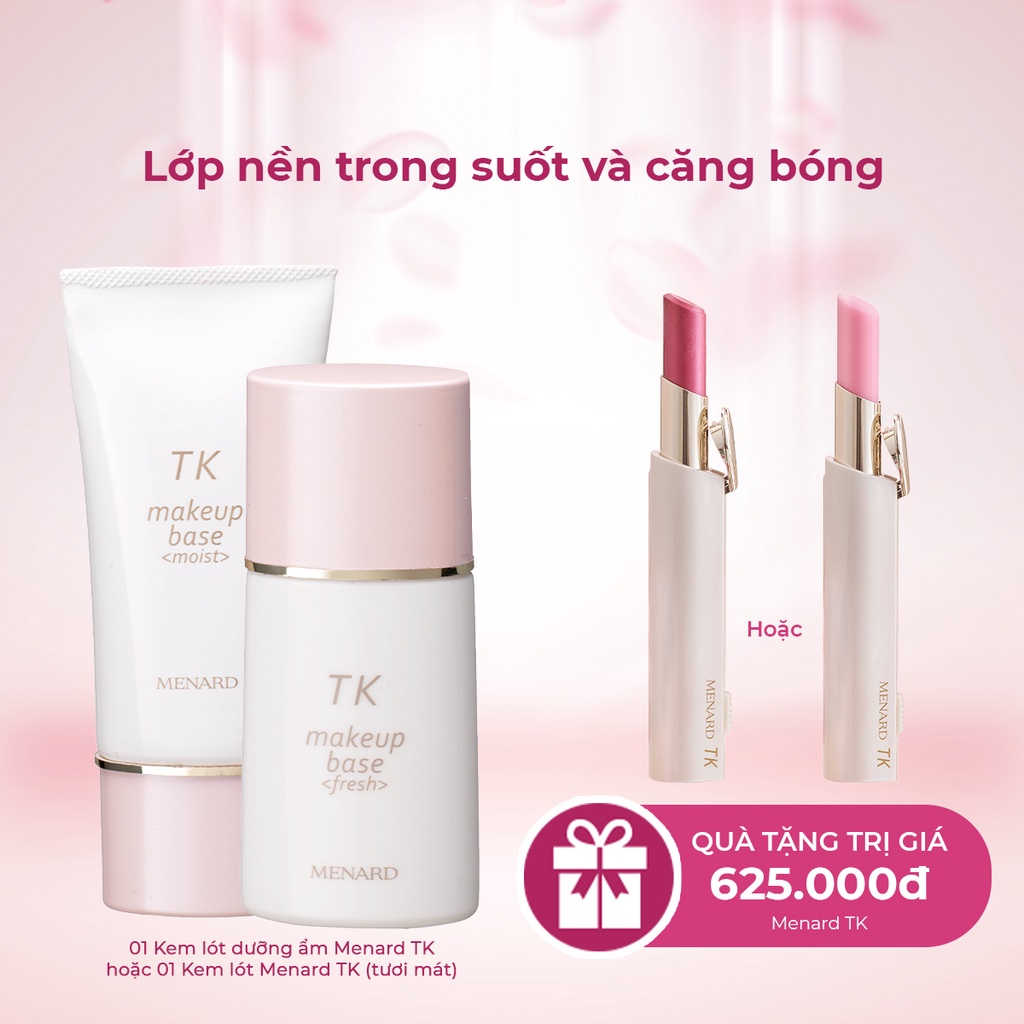 Kem lót Menard TK Make Up Base Tươi Mát/Giàu Ẩm (30ml)