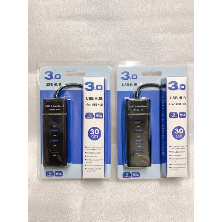 Bộ Chia USB Từ 1 Thành 4 Cổng Usb Tốc Độ 3.0