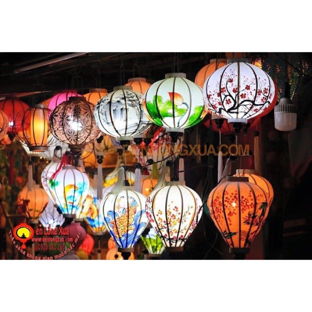 Đèn lồng vẽ tay Hội An
