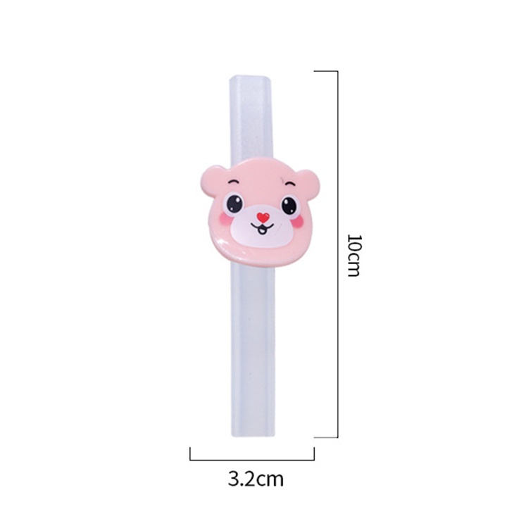 Ống Hút Nước Canh Cháo Silicon Cho Bé, Dụng Cụ Ăn Dặm Mềm Dẻo An Toàn Tập Ăn Và Xúc Tránh Đổ Vỡ
