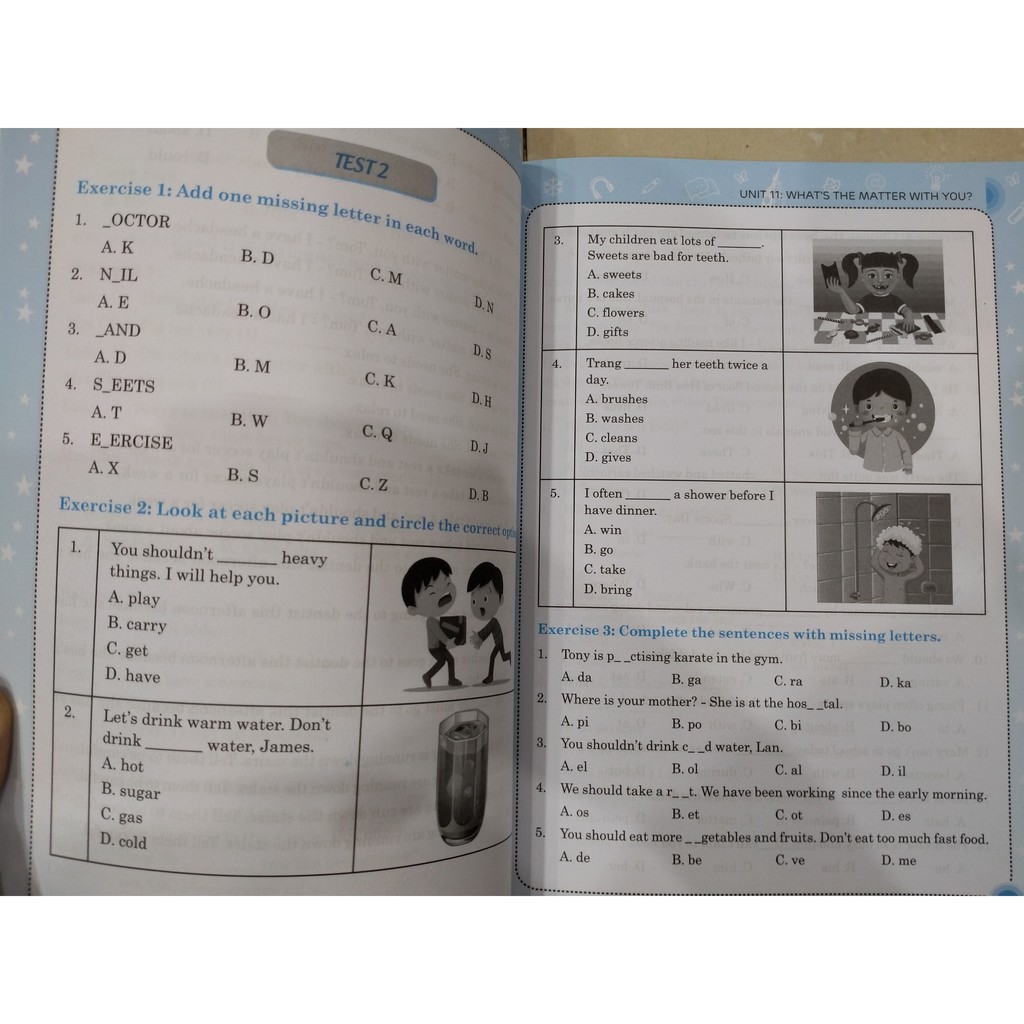 Sách - The langmaster bài tập trắc nghiệm tiếng anh lớp 3 tập 2