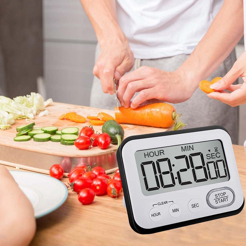 Đồng hồ đếm ngược thời gian nấu ăn có nam châm đa năng