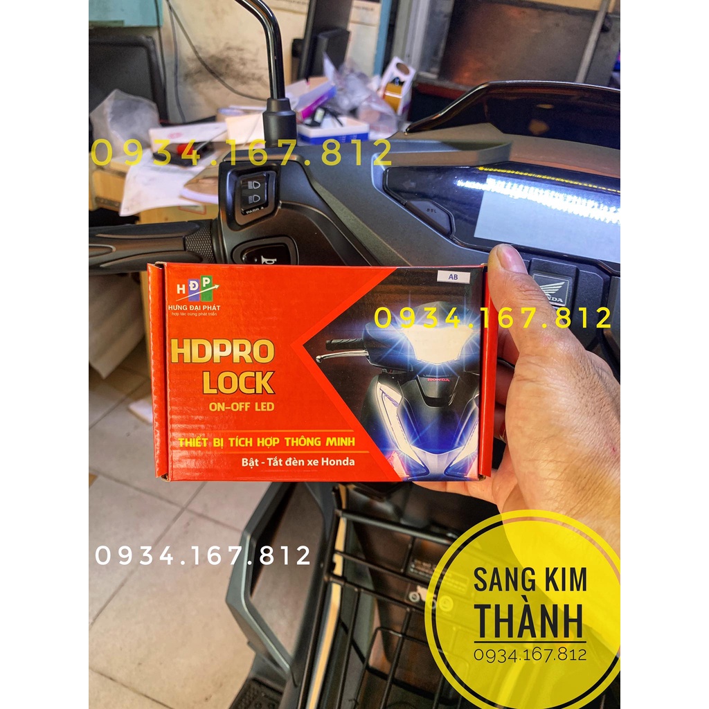Bộ Passing Tắt Đèn Xe AIR BLADE 125i / 150i Mẫu Mới - Thương Hiệu HDPRO LOCK