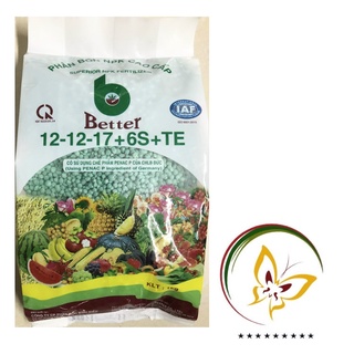 Phân bón npk cao cấp better xanh 12-12-17+6s+te - #141# 1kg