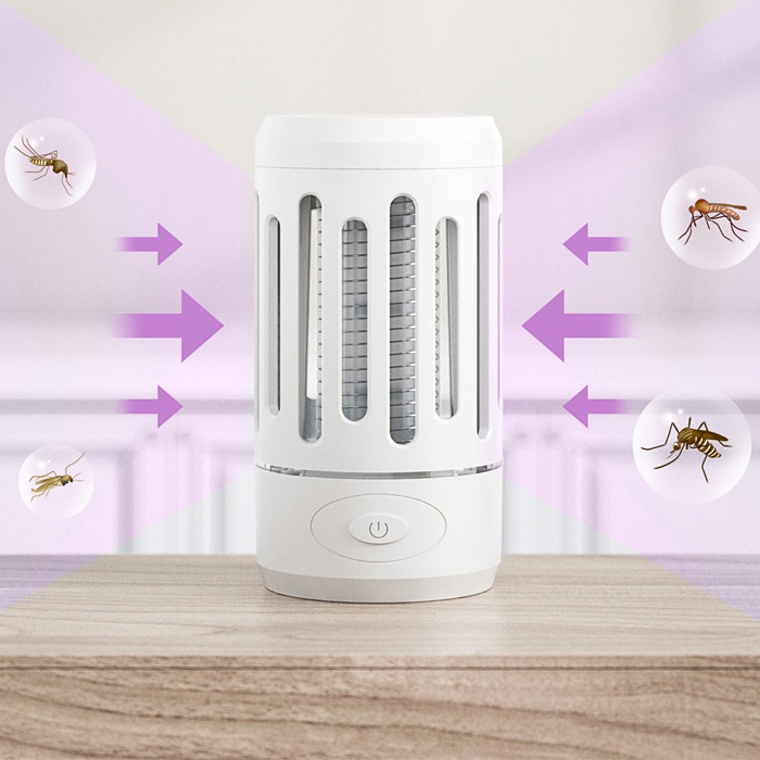 Đèn bắt muỗi thông minh Xiaomi đa năng Cleanfly Y8EK 1200mAh kiêm đèn ngủ hình trụ, diệt công trùng ruồi tự động