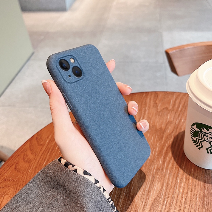 Ốp Điện Thoại Mềm Siêu Mỏng Màu Trơn Bề Mặt Nhám Cho Iphone 13 Mini 14 Pro Max Plus 13pro 13promax 14pro 14plus 14promax