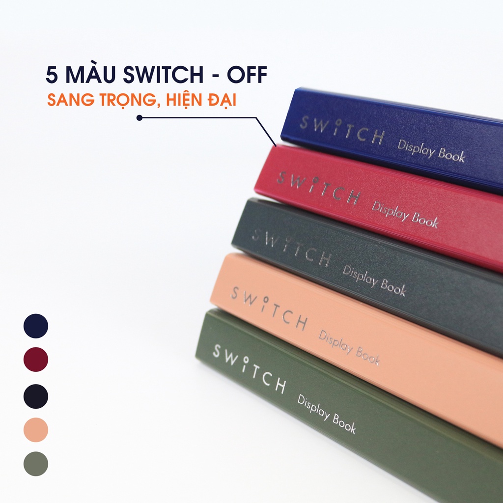 Bìa Lá A4 Switch OFF AO+, Túi Dày 0.06 mm  - WD622/WD624