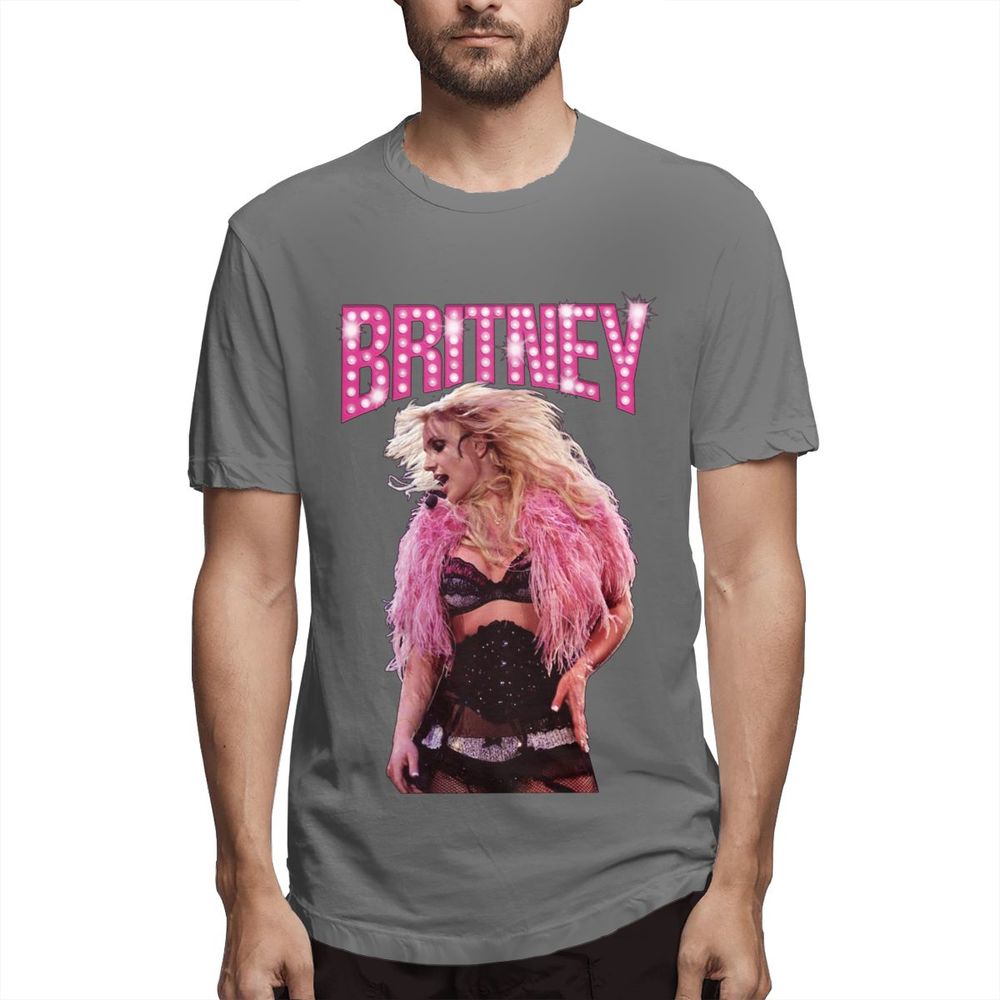 áo nam In Logo Britney Spears One Of Me Tour Phong Cách Hàn Quốc