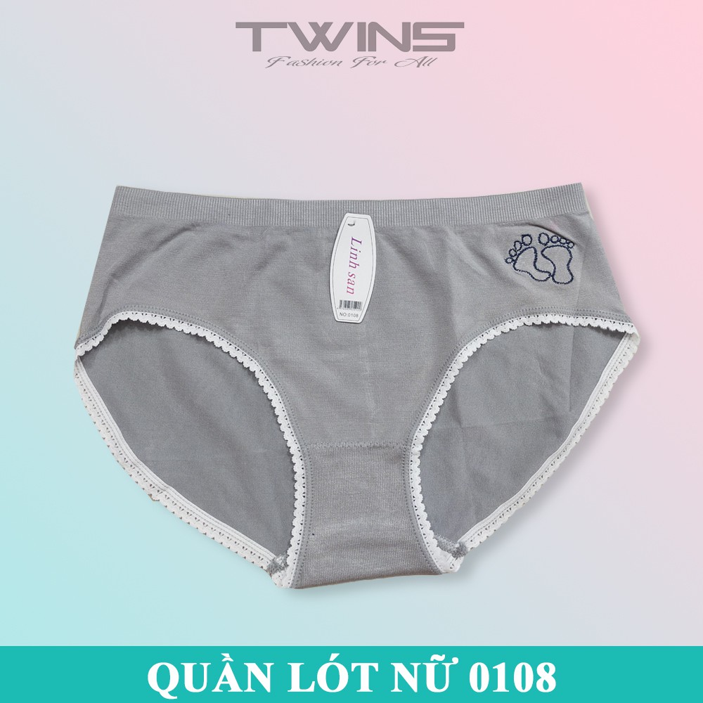 Quần lót nữ dệt kim cao cấp SD0108 màu trơn lưng vừa ôm mông co giãn mềm mịn thoáng mát size từ 55kg-65kg
