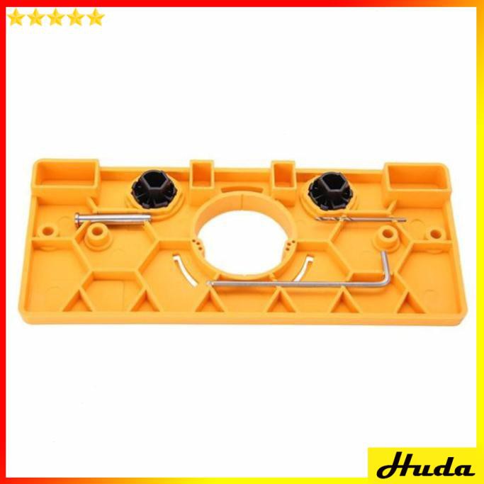 Bộ cữ khoan bản lề bật, Dụng cụ định vị khoan lỗ lắp bản lề giảm chấn - đồ làm mộc