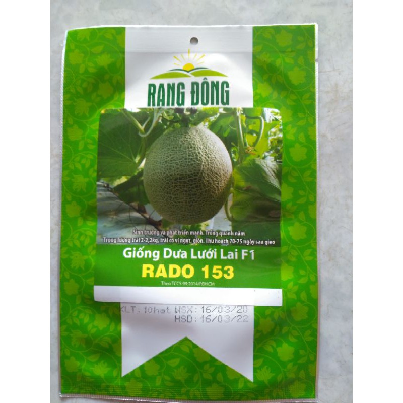 Hạt giống dưa lưới lai f1